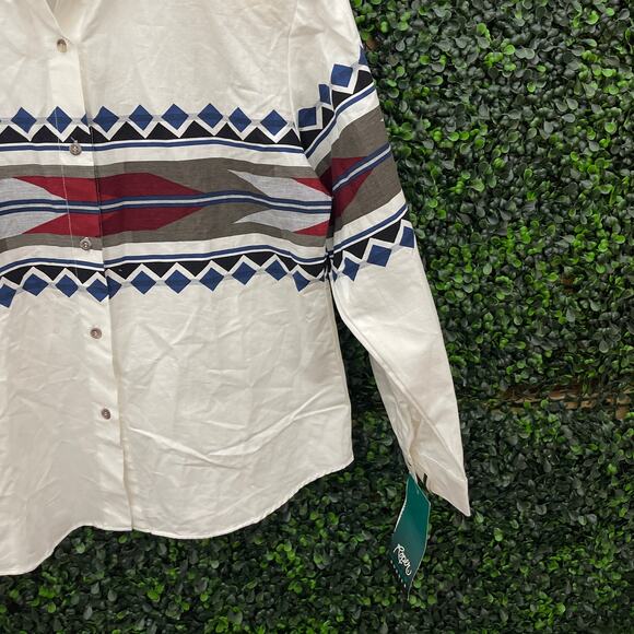 NWT Roper Border, Made in the USA, Western Blouse, Women’s Size M - Picture 3 of 6